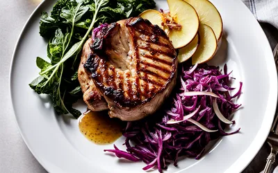Recette traditionnelle belge de chou rouge aux pommes et côte de porc savoureuse