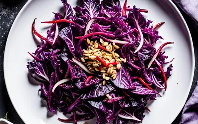 Chou rouge épicé facile et rapide - recette savoureuse