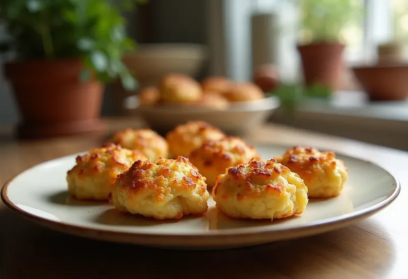 Chouquettes salées au chou-fleur croustillantes et légères