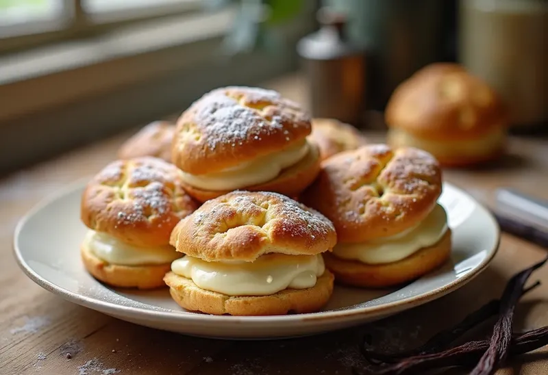 Choux à la crème vanille gourmands et légers