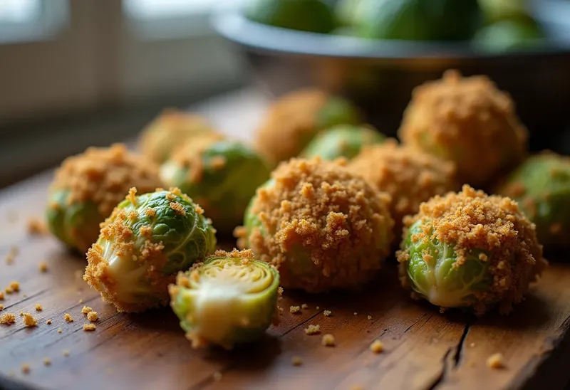 Choux de Bruxelles panés croustillants : recette facile et gourmande