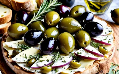 Recette facile de cichettis aux olives pour apéritif gourmand