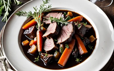Recette traditionnelle de civet de sanglier au sang - plat mijoté savoureux