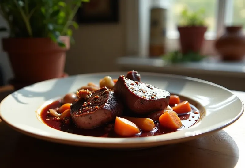 Civet de sanglier mariné au vin rouge : recette traditionnelle et savoureuse