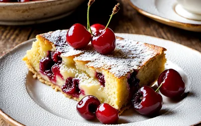 Recette facile de clafoutis amandin aux cerises, dessert gourmand et rapide