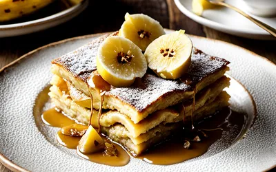 Recette facile de clafoutis aux bananes flambé, dessert gourmand