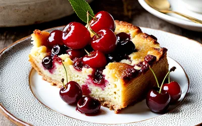 Recette facile et rapide de clafoutis aux cerises pour une personne