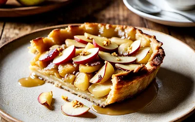 Clafoutis aux pommes, amandes et Calvados : recette facile et gourmande