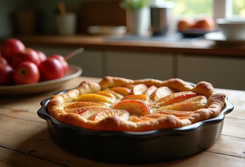 Clafoutis aux pommes et cannelle rapide : dessert facile et gourmand