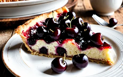 Clafoutis d'été aux cerises noires : recette facile et gourmande