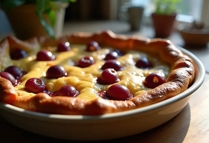 Clafoutis fondant au raisin muscat : dessert fruité et gourmand