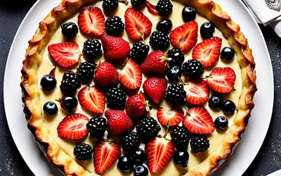 Clafoutis minceur aux fruits rouges léger et savoureux - Recette facile