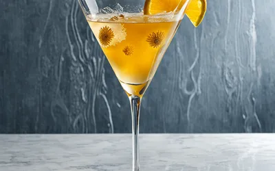 Recette facile de cocktail apéritif à la camomille et à l'orange