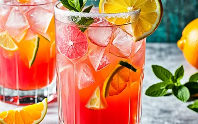 Cocktail d'agrumes frais et vitaminé - Recette facile et rapide