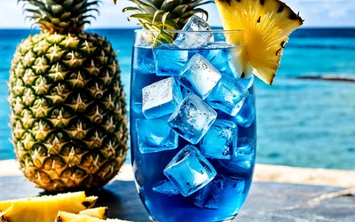 Recette facile du cocktail Ice Blue fruité et rafraîchissant