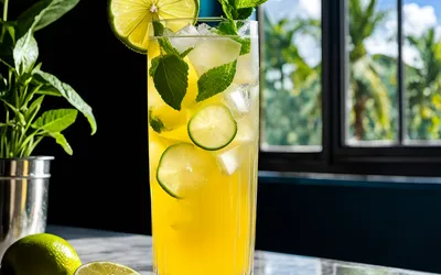 Recette du Cocktail Le Méchant Zouk : Boisson Exotique et Rafraîchissante