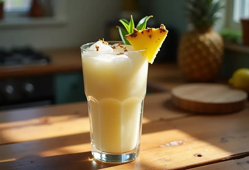 Cocktail Piña Colada Crémeux et Exotique