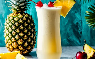 Recette facile de Piña Colada crémeuse et exotique - Cocktail ananas et rhum