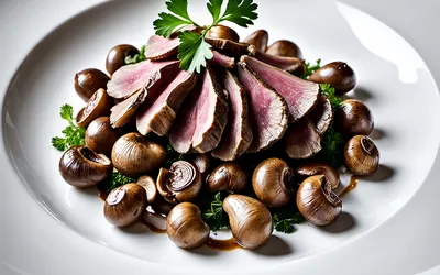 Recette gourmande de cœur de canard aux cèpes - Plat raffiné d'automne
