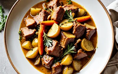 Recette facile de colombo de porc à la guyanaise - plat mijoté épicé