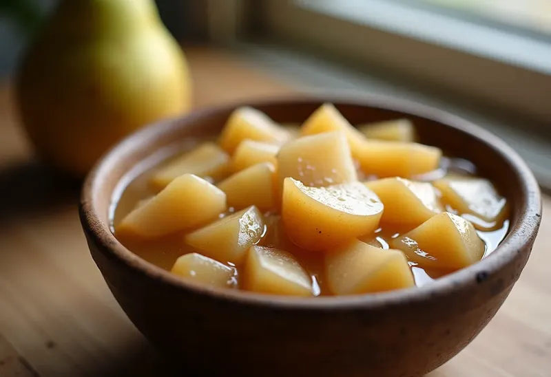 Compote de poires maison douce et onctueuse