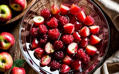 Compote rose maison aux pommes et fruits rouges - recette facile et rapide