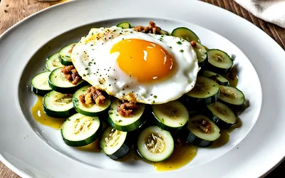 Compotée de courgettes à l'œuf et à la cannelle : recette facile et originale