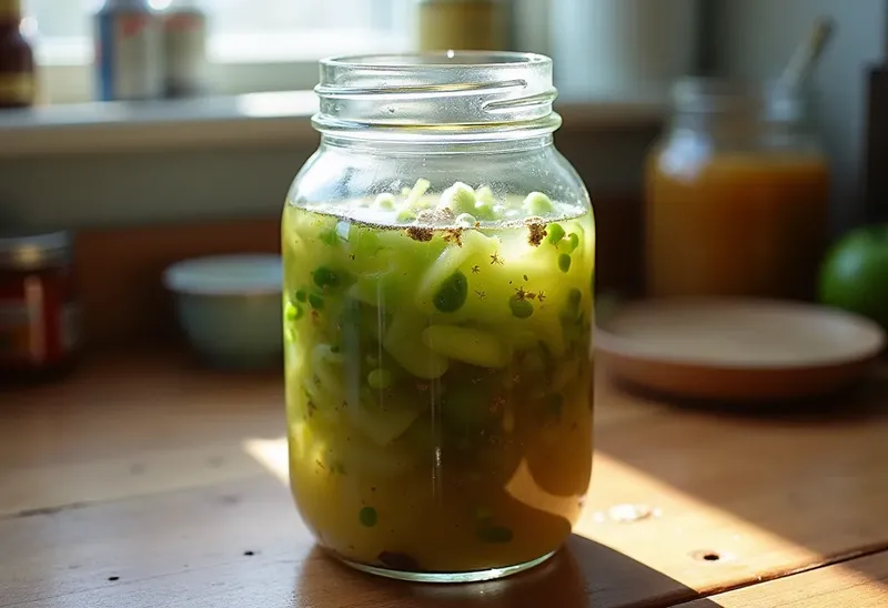 Condiment Vinaigré de Tomates Vertes Maison
