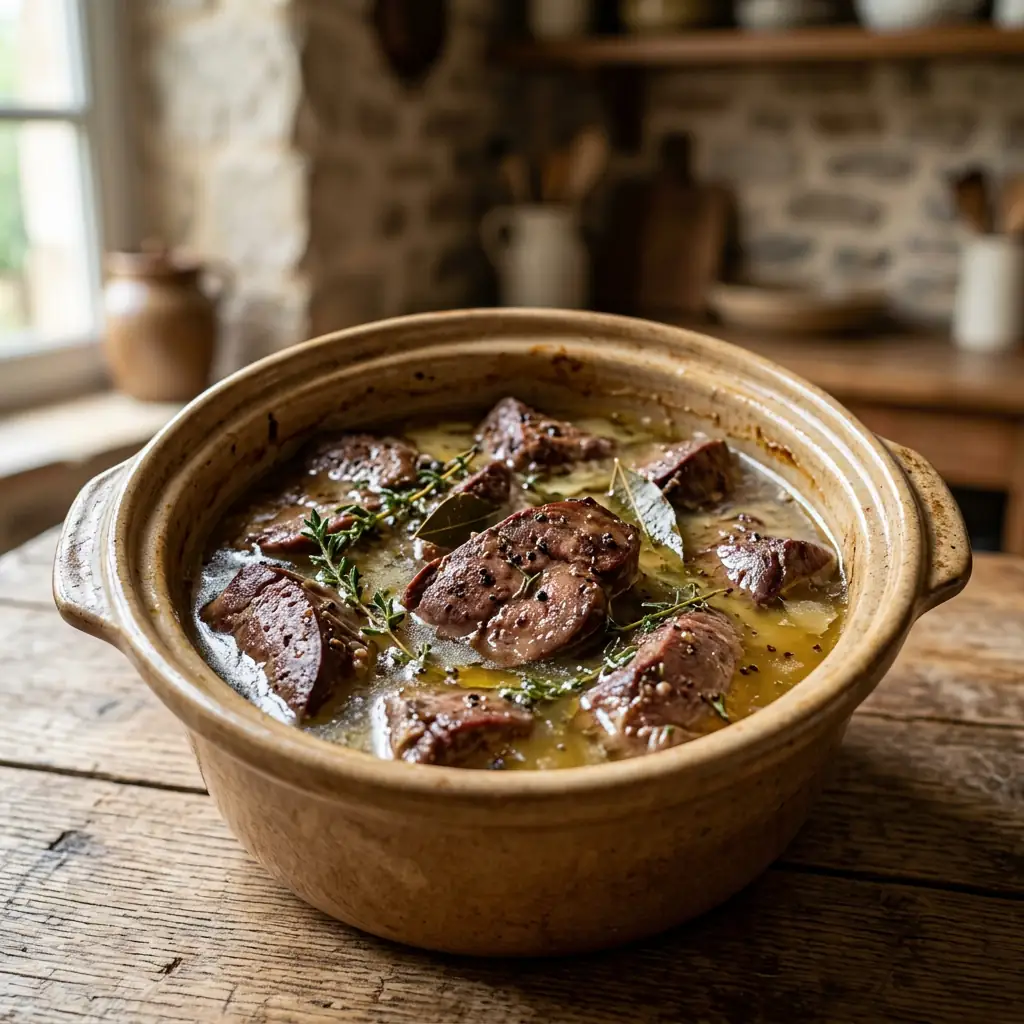 Cuisson Du Foie De Porc