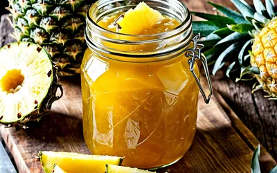 Recette facile de confiture d'ananas maison, sucrée et parfumée
