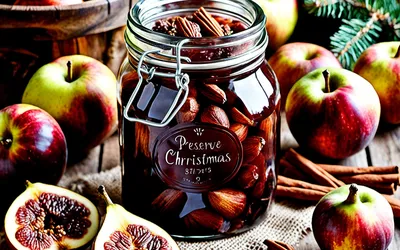 Confiture de Noël aux Fruits Secs et Épices - Recette Maison Facile