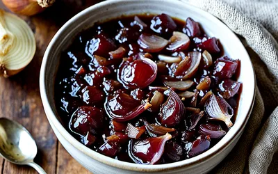 Recette facile de confiture d'oignons maison pour apéritif gourmand
