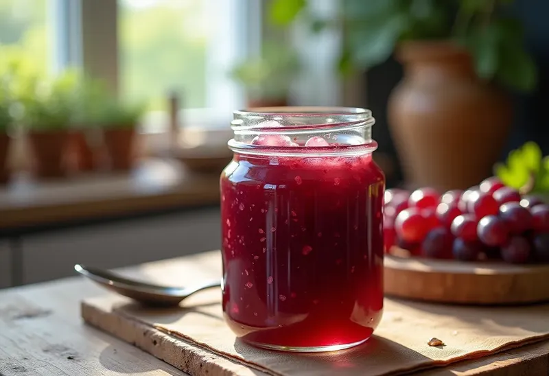 Confiture maison de grains de raisin : recette facile et gourmande