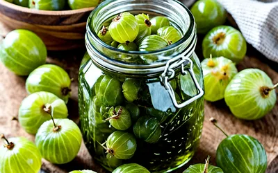 Confiture de groseilles vertes à maquereau maison facile et rapide