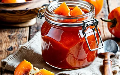 Photo de Confiture de kaki maison facile et rapide - Douceur fruitée du plaqueminier