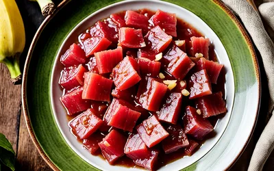 Confiture maison rhubarbe banane facile et rapide