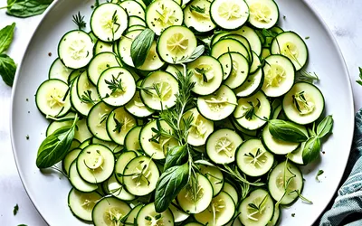 Conseils pour préparer une salade de courgettes fraîche et savoureuse