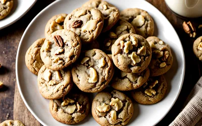 Recette facile de cookies moelleux aux noix - Goûter gourmand maison