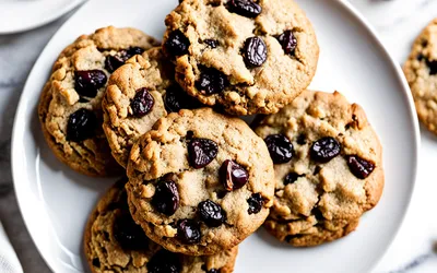 Recette facile de cookies sains aux flocons d’avoine et raisins secs