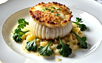 Recette facile de Coquilles Saint-Jacques gratinées au vin blanc
