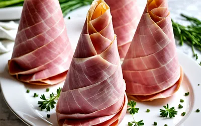 Cornets de jambon gourmands : recette facile et rapide pour apéritif
