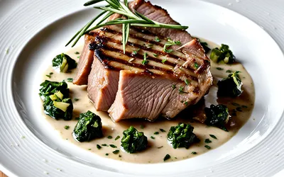 Recette facile de côtes de veau à la crème d'estragon et Porto