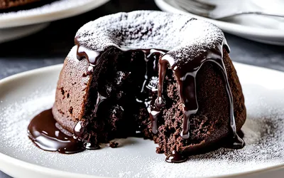 Recette facile de coulant au chocolat fondant pour une personne