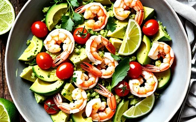 Recette coupe fraîcheur avocat crevettes facile et rapide