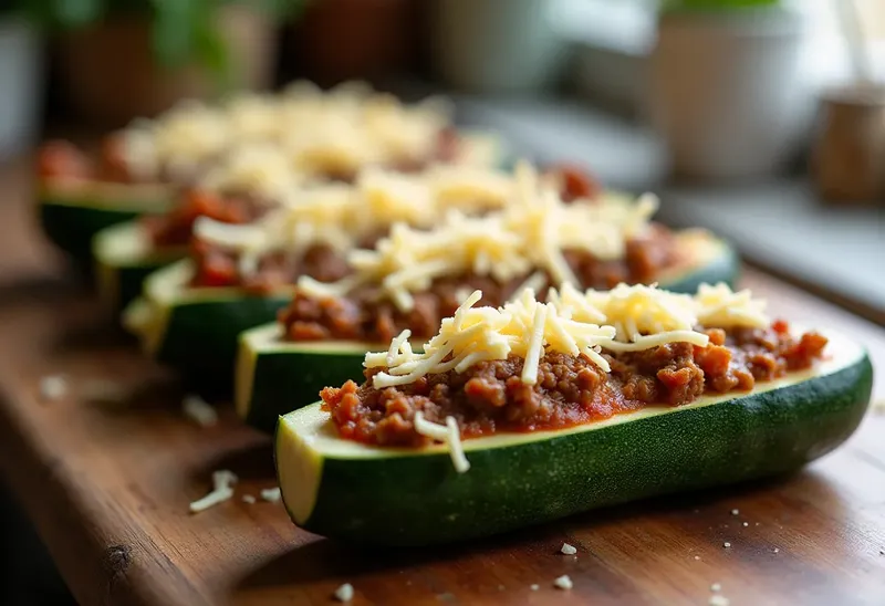 Courgettes farcies au comté : recette gourmande et facile