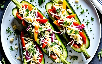 Courgettes Farcies aux Petits Légumes : Recette Facile et Savoureuse