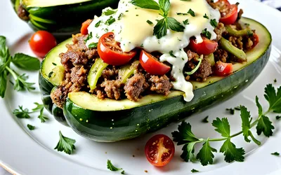 Courgettes farcies express : recette facile et rapide pour un plat savoureux