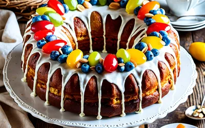 Recette Couronne de la Désirade : Gâteau de Pâques traditionnel et savoureux