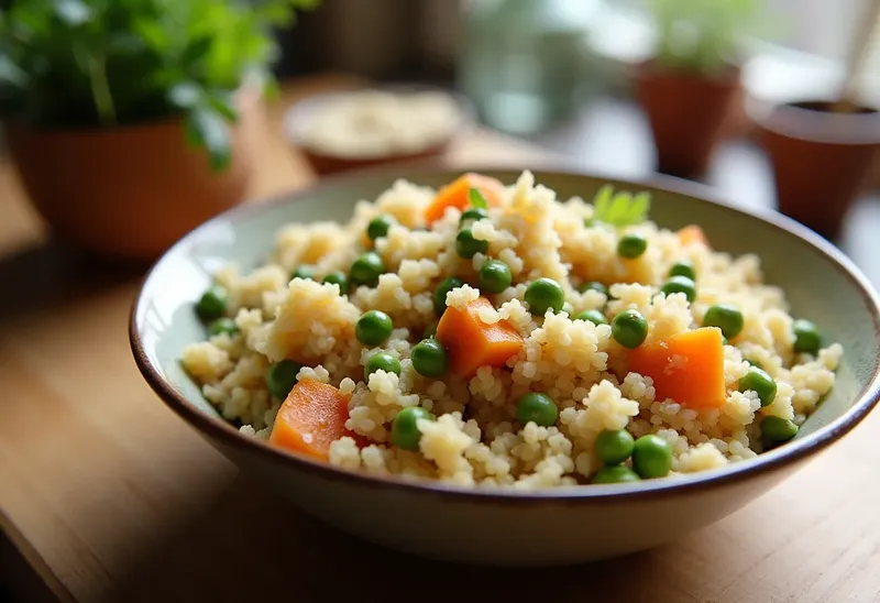 Couscous aux petits pois savoureux et facile