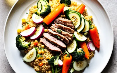 Recette traditionnelle de couscous au gigot de sept heures fondant